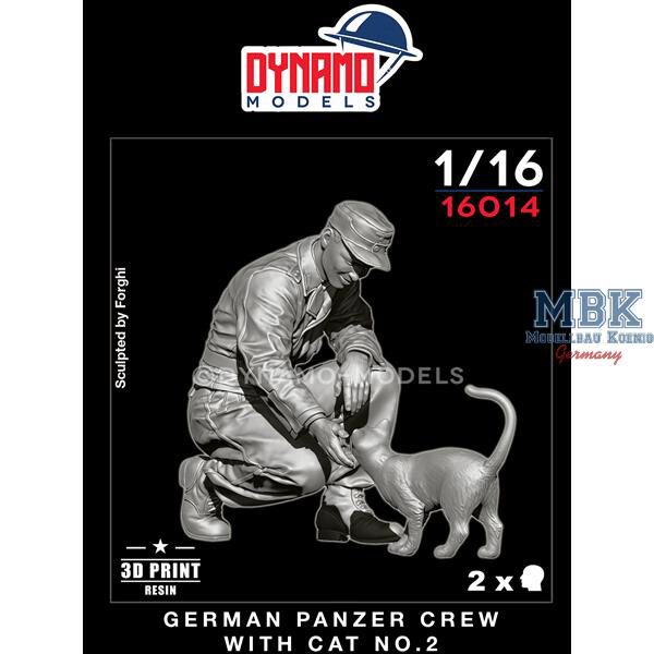 Dynamo Models DYM16014 German Panzer Crew with Cat No.2