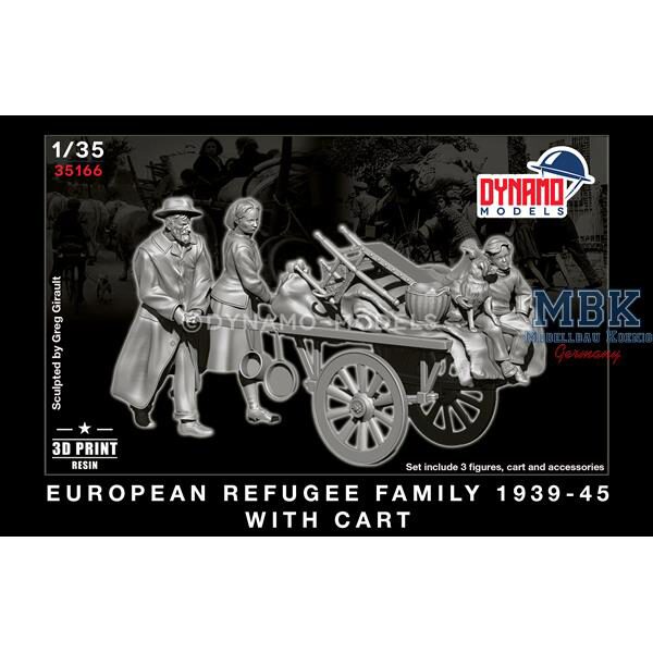 Dynamo Models DYM35166 Civilian - Refugee Family with cart