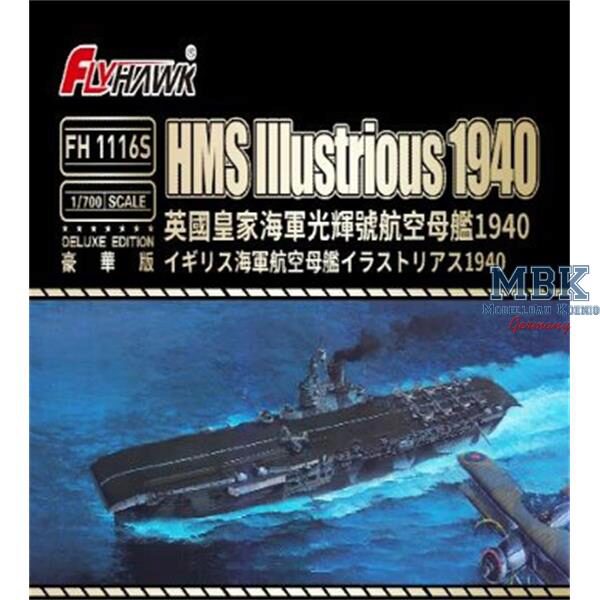 FLYHAWK FH1116s HMS Illustrious 1940 Deluxe Edition