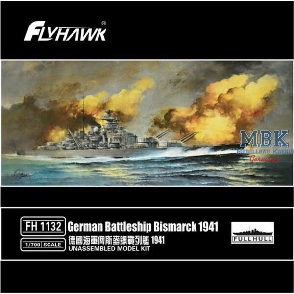 FLYHAWK FH1132 German Battleship Bismarck 1941