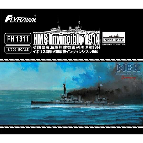 FLYHAWK FH1311 HMS Invincible 1914