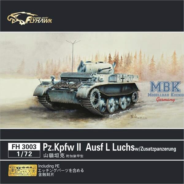 FLYHAWK FH3003 Pz.Kpfw II Ausf L "Luchs" mit Zusatzpanzerung