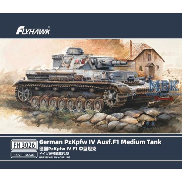 FLYHAWK FH3026 Pz.Kpfw IV Ausf. F1 Medium Tank