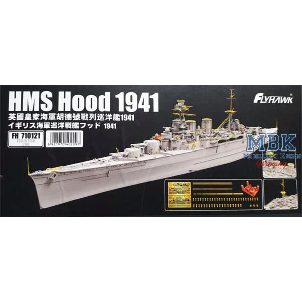 FLYHAWK FH710121 HMS Hood 1941 PE Sheets (for FH1160)