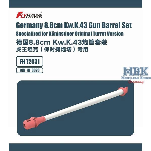 FLYHAWK FH72031 Germany 8,8cm Kw.K.43 Gun Barrel Set