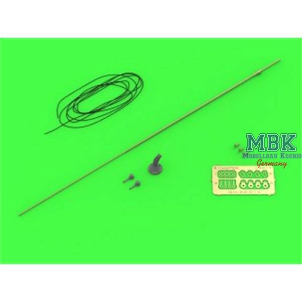 Master GM-35-014 Comrod VHF3088VM antenna tilted