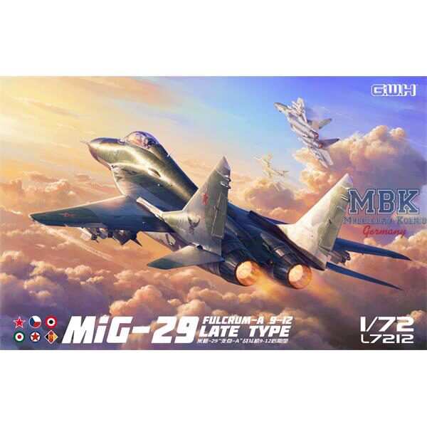 GREAT WALL HOBBY L7212 MIG-29 9-12 Late Type “Fulcrum”