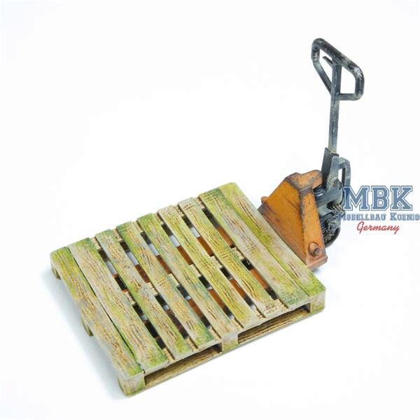 HD Models HDM35075 Transpallet with wooden Pallet