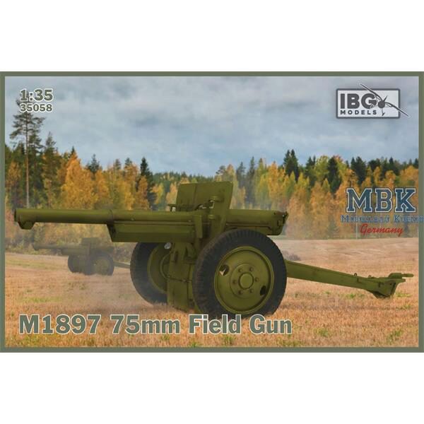 IBG-Modellbau IBG35058 M1897 75mm Field Gun (French 75 in US Service)