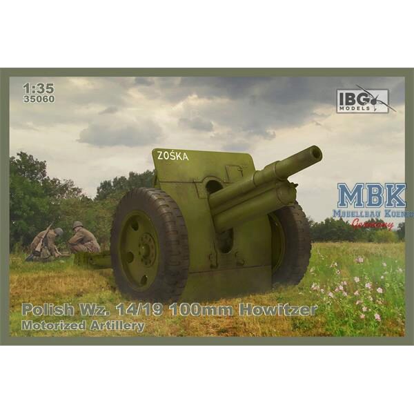 IBG-Modellbau IBG35060 Polish Wz.14/19 100mm Howitzer motorized artillery