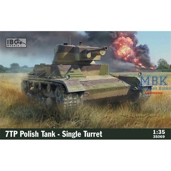 IBG-Modellbau IBG35069 7TP Polish Tank - Single Turret *Interior Kit*