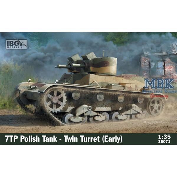 IBG-Modellbau IBG35071 7TP Polish Tank - Twin Turret (early)