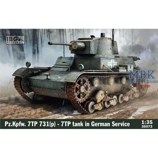 IBG-Modellbau IBG35073 Pz.Kpfw. 7TP 731(p) - 7TP tank in German Service