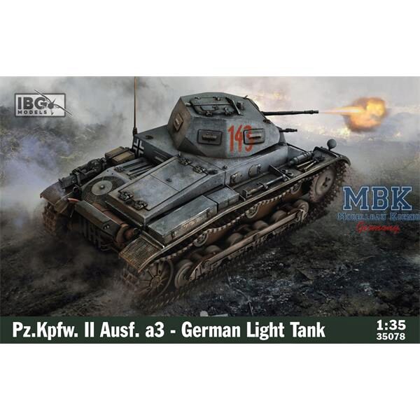 IBG-Modellbau IBG35078 Pz.Kpfw. II Ausf. a/3 - German Light Tank