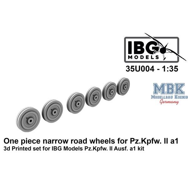 IBG-Modellbau IBG35U004 One piece narrow road wheels for Panzer II Ausf.a1