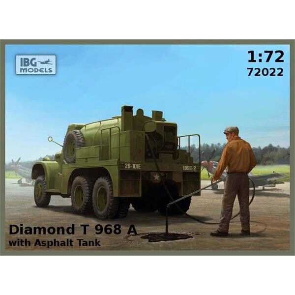 IBG-Modellbau IBG72022 Diamond T 968A with Asphalt Tank