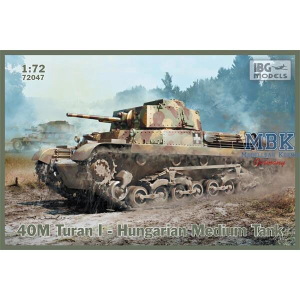 IBG-Modellbau IBG72047 40M Turan I – Hugarian Medium Tank