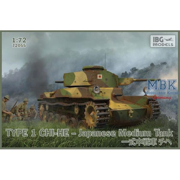 IBG-Modellbau IBG72055 Type 1 Chi-He Japanese Medium Tank