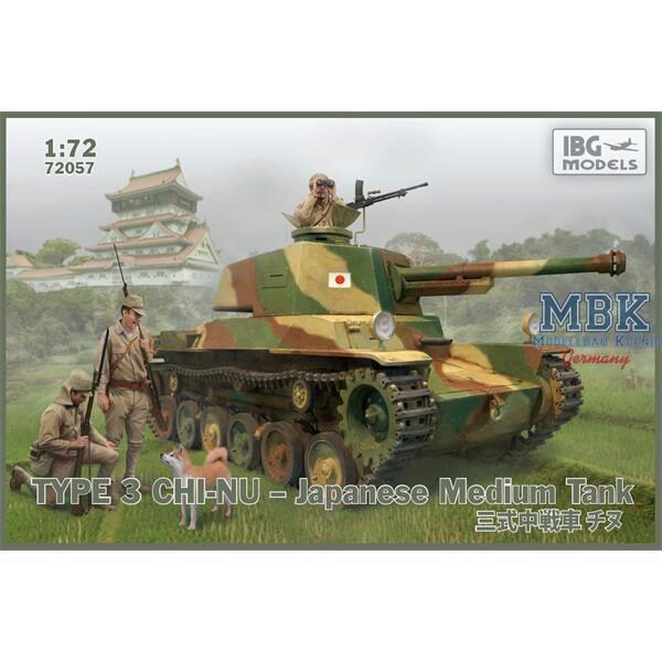 IBG-Modellbau IBG72057 Type 3 Chi-Nu Japanese Medium Tank