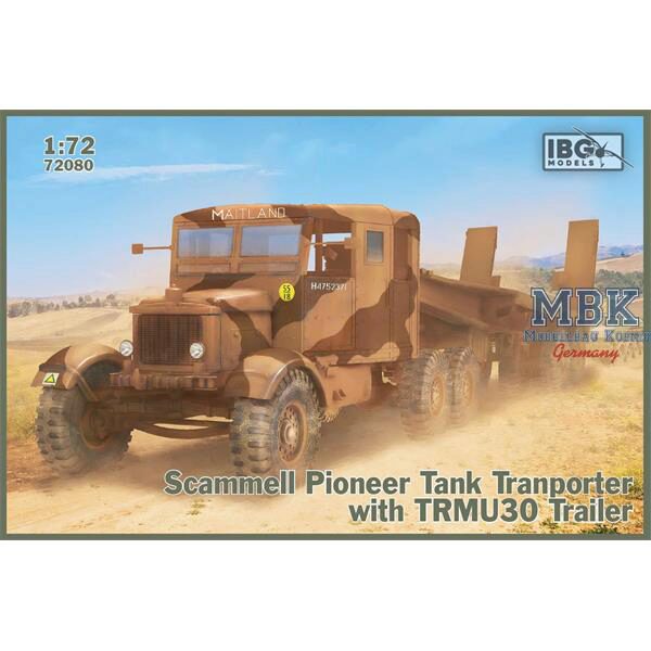 IBG-Modellbau IBG72080 Scammell Pioneer Tank Transporter with TRMU30