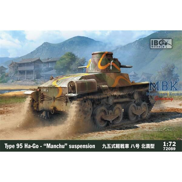 IBG-Modellbau IBG72089 Type 95 Ha-Go "Manchu" suspension