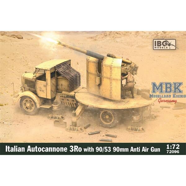IBG-Modellbau IBG72096 3Ro Italian Autocannone 90/53