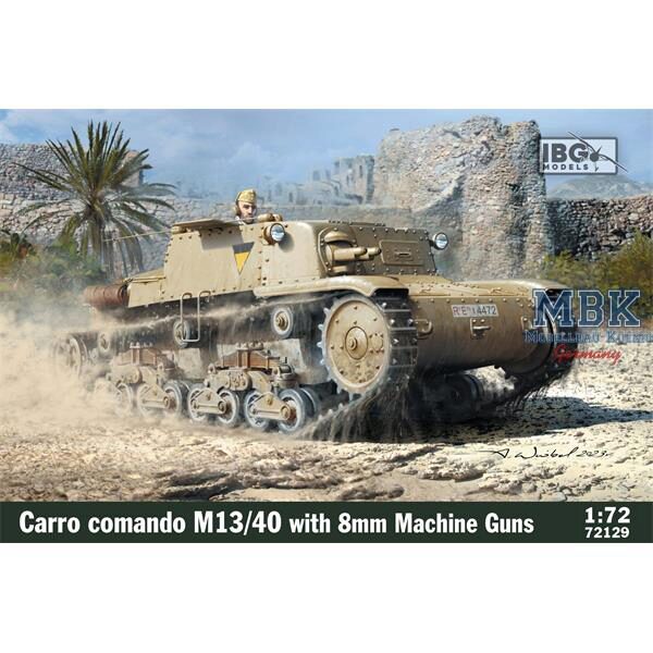 IBG-Modellbau IBG72129 Carro Comando M13/40 with 8mm Breda Machine Guns