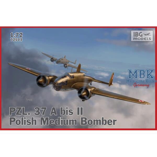 IBG-Modellbau IBG72513 PZL 37 A bis II Los - Polish Medium Bomber