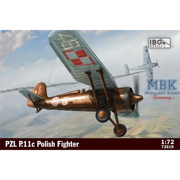 IBG-Modellbau IBG72519 PZL P.11c Polish Fighter Plane