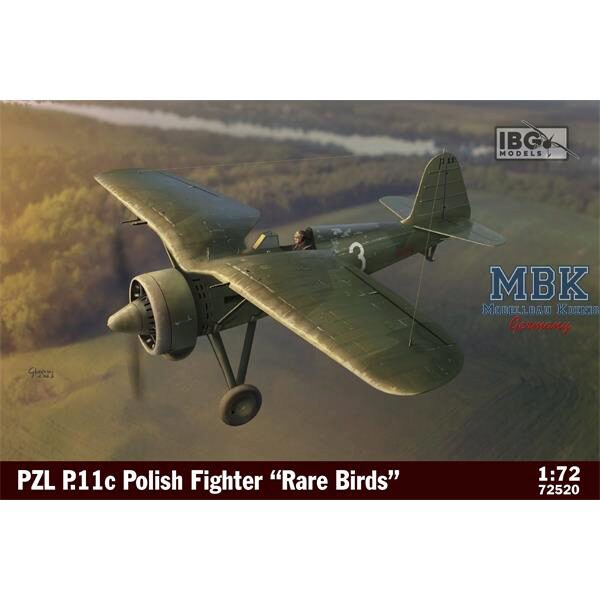 IBG-Modellbau IBG72520 PZL P.11c Polish Fighter - Rare Birds