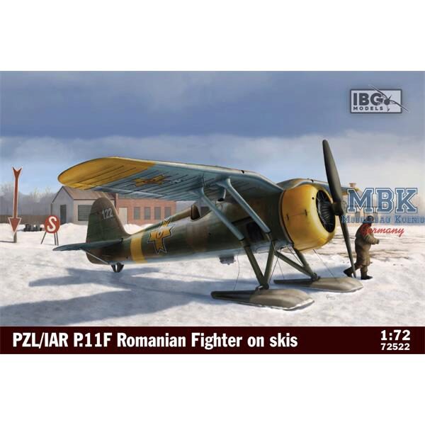 IBG-Modellbau IBG72522 PZL/IAR P.11F Romanian Fighter on skis