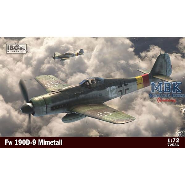 IBG-Modellbau IBG72536 Focke Wulf Fw 190D-9 Mimetall
