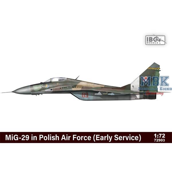 IBG-Modellbau IBG72903 MiG-29 in Polish Air Force (Early Service)- LE
