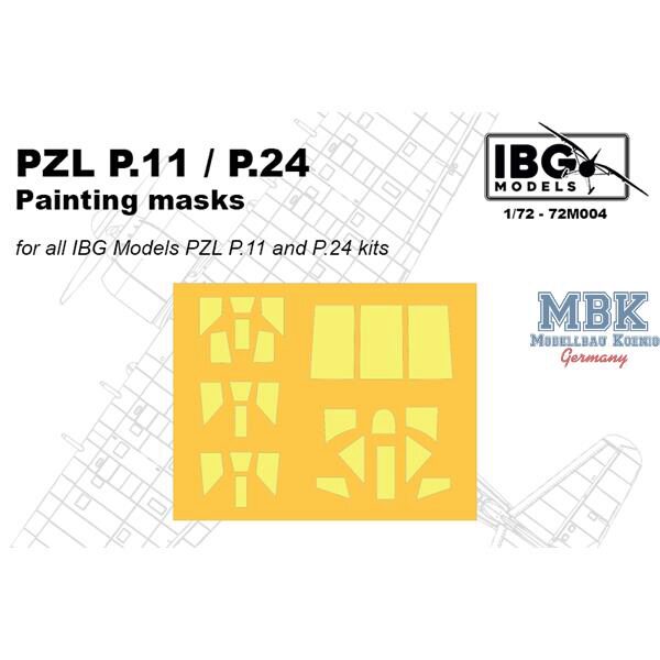 IBG-Modellbau IBG72M004 PZL P.11/P.24 Painting Masks set