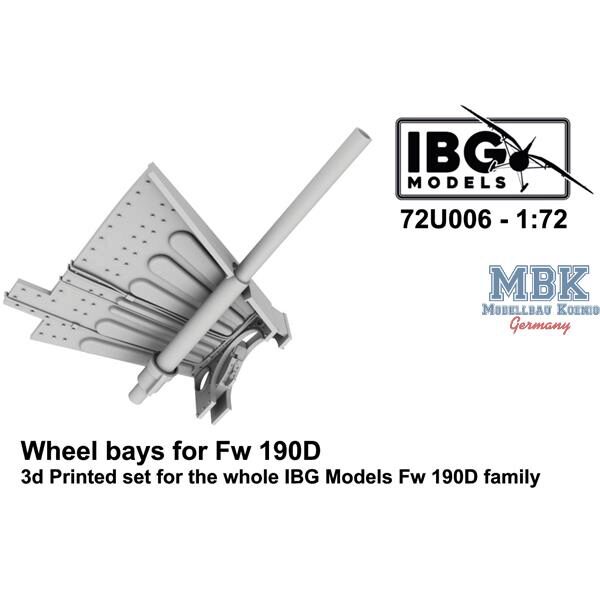 IBG-Modellbau IBG72U006 Wheel bays for Fw 190D family