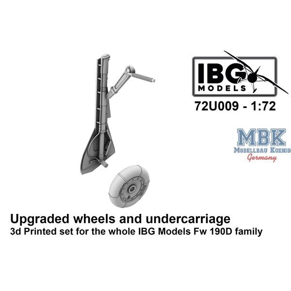IBG-Modellbau IBG72U009 Upgraded Wheels and Undercarriage for Fw 190D