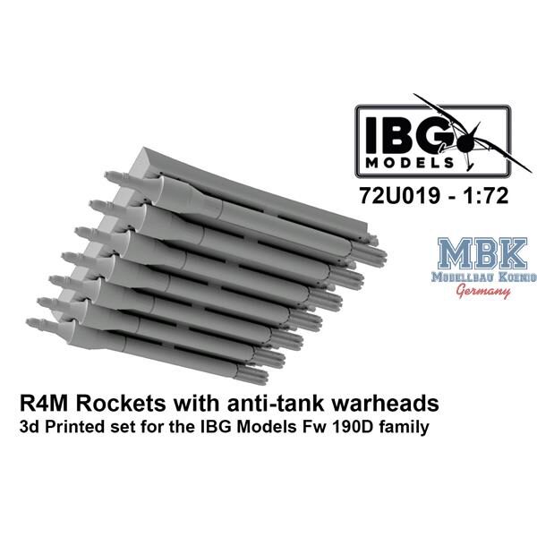 IBG-Modellbau IBG72U019 Fw 190D - R4M Rockets with anti-tank warheads