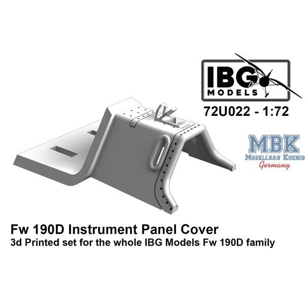 IBG-Modellbau IBG72U022 Fw 190D Instrument Panel Cover