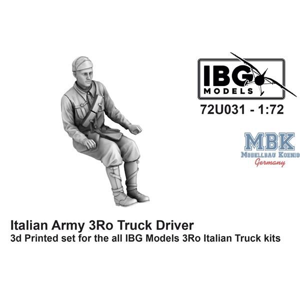IBG-Modellbau IBG72U031 Italian Army 3Ro Truck Driver