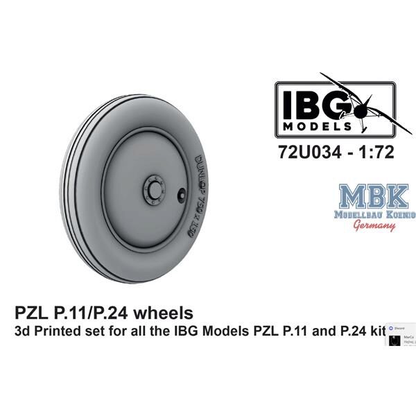 IBG-Modellbau IBG72U034 PZL P.11/P.24 Wheels