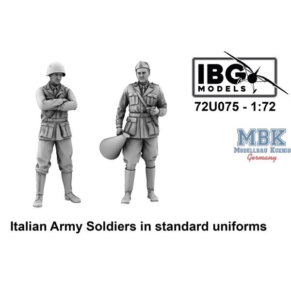 IBG-Modellbau IBG72U075 Italian Army Soldiers in standard uniforms
