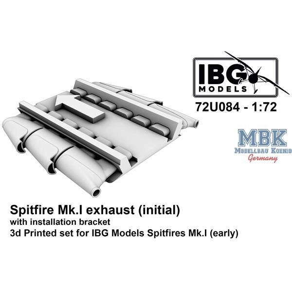 IBG-Modellbau IBG72U085 Spitfire Mk.I - Mk.V & PR Type A/B/C/E exhaust