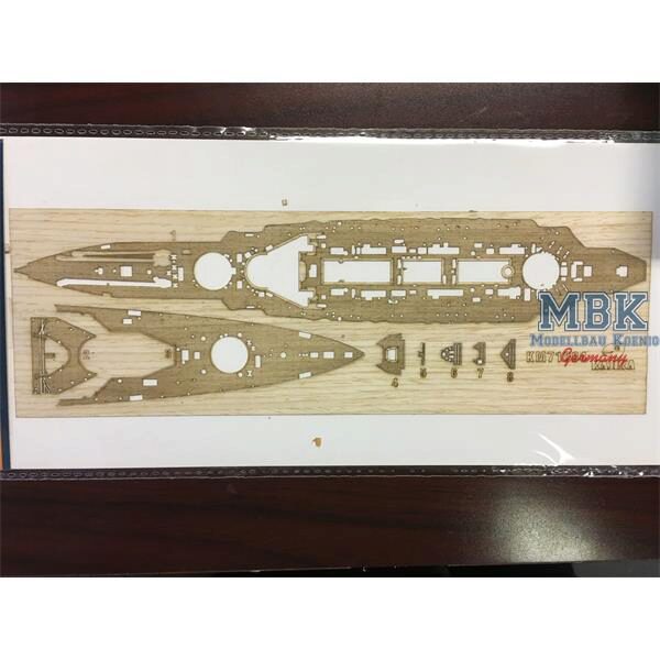 KAJIKA KM71004 IJN Battlecruiser Kongo 1914 Wooden deck