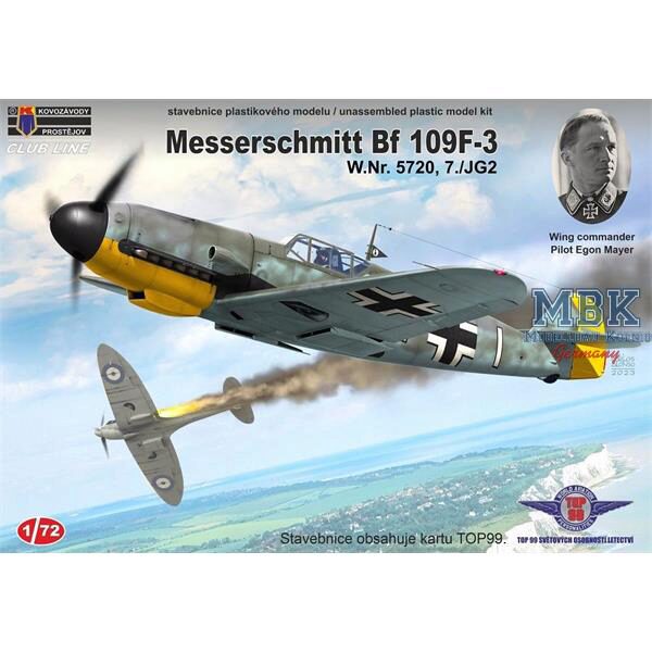 Kovozavody Prostejov KPM-CL7208 Messerschmitt Bf 109F-3  Egon Mayer 