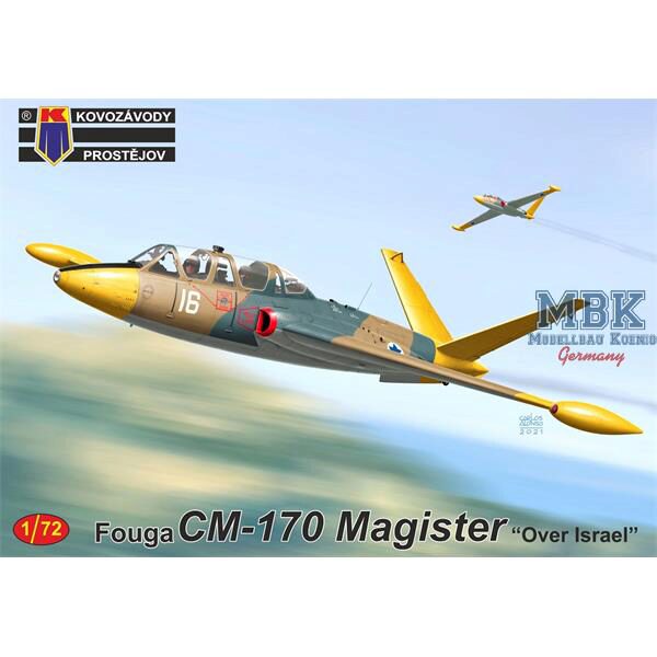 Kovozavody Prostejov KPM72243 Fouga CM-170 Magister "Over Israel"