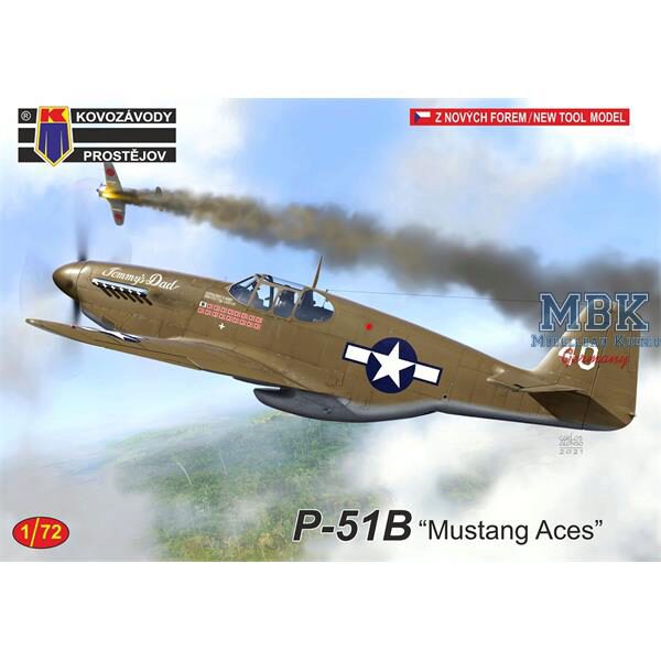 Kovozavody Prostejov KPM72245 North-American P-51B "Mustang Aces"