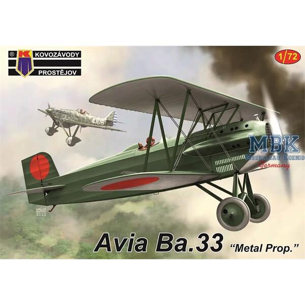 Kovozavody Prostejov KPM72353 Avia Ba.33 „Metal Prop.“