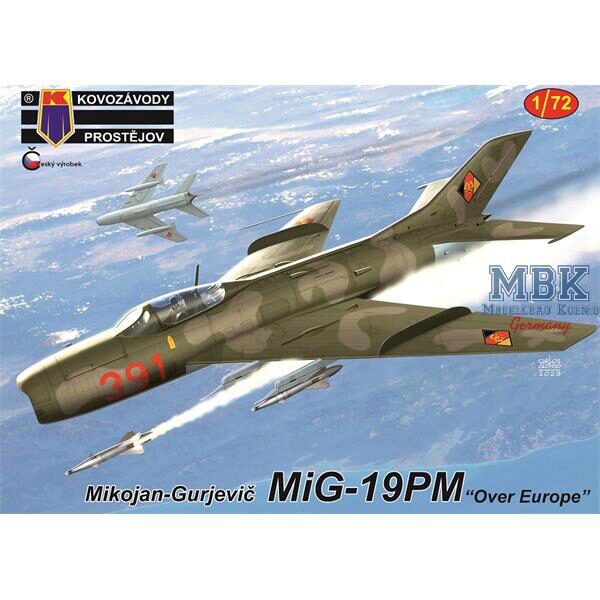 Kovozavody Prostejov KPM72389 Mikoyan MiG-19PM „Over Europe“