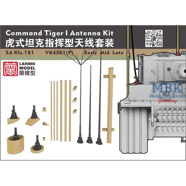 LANMO Model LAN-LM35013 Command Tiger I Antennae kit