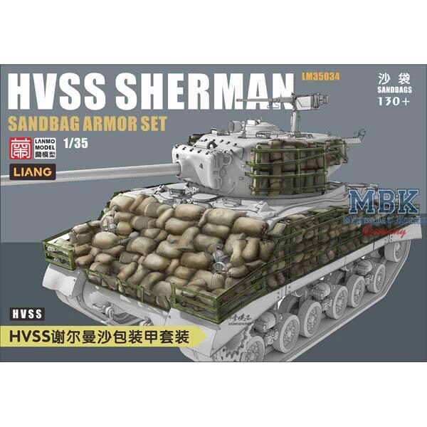 LANMO Model LAN-LM35034 Sherman HVSS Sandbag armor set